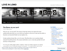 Tablet Screenshot of loveinlomo.wordpress.com