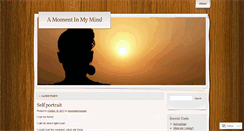 Desktop Screenshot of amomentinmymind.wordpress.com