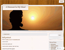 Tablet Screenshot of amomentinmymind.wordpress.com
