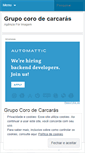 Mobile Screenshot of grupocorodecarcaras.wordpress.com