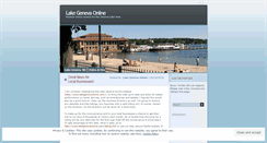 Desktop Screenshot of lakegenevaonline.wordpress.com