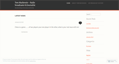 Desktop Screenshot of djtommackenzie.wordpress.com