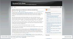 Desktop Screenshot of idownloadalbums.wordpress.com