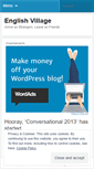 Mobile Screenshot of englishvillage.wordpress.com