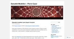 Desktop Screenshot of damatlikmodelleri.wordpress.com