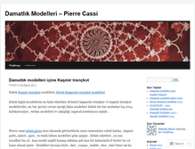 Tablet Screenshot of damatlikmodelleri.wordpress.com