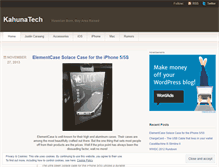Tablet Screenshot of kahunatech.wordpress.com