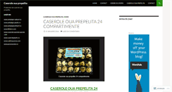 Desktop Screenshot of caseroleouaprepelita.wordpress.com