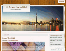 Tablet Screenshot of itsbetweenmeandgod.wordpress.com