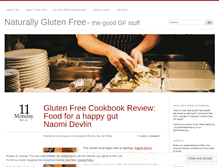 Tablet Screenshot of naturallyglutenfree.wordpress.com