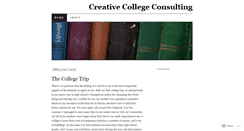 Desktop Screenshot of creativecollegeconsulting.wordpress.com