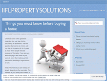 Tablet Screenshot of iiflpropertysolutions.wordpress.com