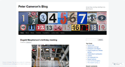 Desktop Screenshot of cameroncounts.wordpress.com