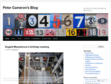 Tablet Screenshot of cameroncounts.wordpress.com
