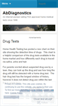 Mobile Screenshot of abdiagnostics.wordpress.com