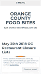 Mobile Screenshot of ocbites.wordpress.com