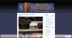 Desktop Screenshot of musiccityvintageradio.wordpress.com