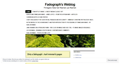 Desktop Screenshot of fadograph.wordpress.com