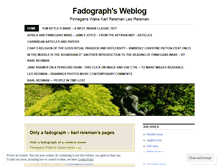 Tablet Screenshot of fadograph.wordpress.com