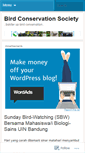 Mobile Screenshot of bicons.wordpress.com