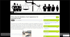 Desktop Screenshot of mandatorycourtappearance.wordpress.com