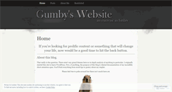 Desktop Screenshot of gumbytm.wordpress.com