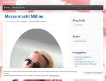 Tablet Screenshot of kreativ4all.wordpress.com