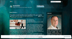 Desktop Screenshot of martailer.wordpress.com