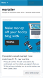 Mobile Screenshot of martailer.wordpress.com