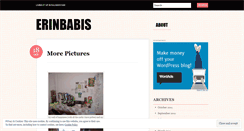 Desktop Screenshot of erinbabis.wordpress.com