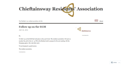 Desktop Screenshot of chieftainsway.wordpress.com