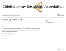 Tablet Screenshot of chieftainsway.wordpress.com