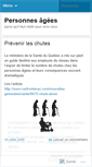 Mobile Screenshot of personnesagees.wordpress.com