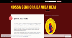Desktop Screenshot of nossasenhoradavidareal.wordpress.com