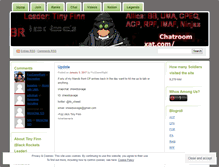 Tablet Screenshot of blackrocketsofclubpenguin.wordpress.com