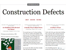 Tablet Screenshot of constructiondefects.wordpress.com