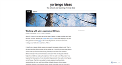 Desktop Screenshot of cindyeide.wordpress.com