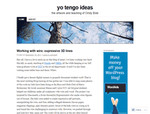 Tablet Screenshot of cindyeide.wordpress.com