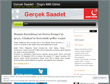 Tablet Screenshot of gerceksaadet.wordpress.com