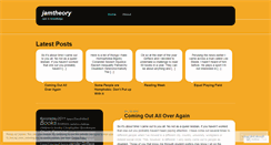 Desktop Screenshot of jamtheory.wordpress.com