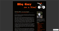 Desktop Screenshot of bigguyonabike.wordpress.com