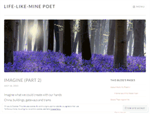 Tablet Screenshot of lifelikeminepoet.wordpress.com