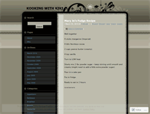 Tablet Screenshot of kookingwithkiki.wordpress.com