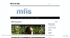 Desktop Screenshot of mfis09sml.wordpress.com