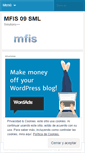 Mobile Screenshot of mfis09sml.wordpress.com