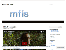 Tablet Screenshot of mfis09sml.wordpress.com