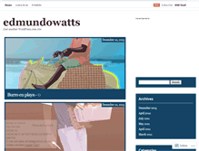 Tablet Screenshot of edmundowatts.wordpress.com