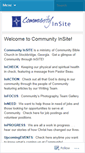 Mobile Screenshot of communityinsite.wordpress.com