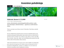 Tablet Screenshot of inveniresuomeksi.wordpress.com