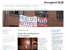 Tablet Screenshot of occupiedhull.wordpress.com